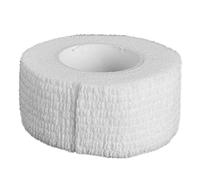 Pongnas Bandage Tubulaire, Bande de Poignée élastique Auto-adhésive, Vêtements Antiadhésifs pour Cheveux, Bonne respirabilité, avec Absorption de la Sueur, pour Bracelets de Machine de (WHITE)