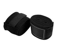 Pongnas Bandages élastiques pour Les Mains de Boxe, 2 Pièces, 2.5m, pour Entraînement Muay Thai et MMA, Soutien et (Black)