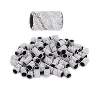 Pongnas Bandes de Ponçage des Ongles, Anneaux de Ponçage de Manucure Professionnels, Outils de Salon de Manucure, Blanc pour Salon de beauté (HQ-10 Blanc 240#)