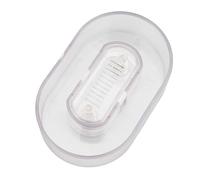 Pongnas Barbe Trimmer Rinser Manual Push Barbe Clipper Nettoyer Portable Shaving Tool avec un Filtre de 150 μm pour la Maison Utiliser la Conception de Sauvegarde de L'eau (Transparent)