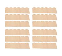 Pongnas Bardeaux, Bardeaux de Toiture Bardonnages de Toit Mini échelle de Poisson Bardonnages en Bois 12pcs Poupées Barreaux en Bois Accessoires de Décoration