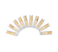 Pongnas BB Clarinet Reeds 10pcs Force 2.5 Remplacement de la Clarinette Non Filée Remplacement avec une élasticité Améliorée pour les Professionnels des Débutants