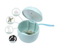 Pongnas Boîte à Sucettes Efficace, Rechargeable, Portable, Mini Désinfecteur de Mamelon pour bébé, Poussette de Voyage PP (GREEN)