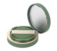 Pongnas Boîte de Fond de Teint à Coussin avec Bouffée de Miroir, Récipient à Crème BB Rechargeable, Couvercle scellé, pour la Poudre Lâche, Rougir, Fond de Teint