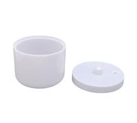 Pongnas Boîte de Nettoyage pour Outils à Ongles, Plateau Amovible et Panier de Drainage, Forets à Ongles, Boîte de Nettoyage, Organisateur pour Bijoux, Pinceaux de Maquillage,