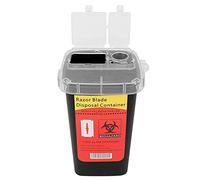 Pongnas Boîte de Rangement de Déchets en Plastique, Seringue, Aiguille, Poubelle, Tatouage de Cheveux, Salon de beauté, Conteneur D'objets (Noir supérieur : 84661 3K000HZ, 84661 3K000 HZ, inférieur :)