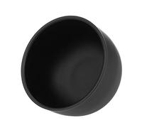 Pongnas Bol à Savon de Rasage en Acier Inoxydable, Tasse à Savon Durable de qualité Supérieure pour Hommes, Outil de Mousse Nettoyante pour Rasoir de Toilettage de Barbe, Noir 8.2x6cm