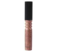 Pongnas Bol Chantant Bouddhiste Tibétain, Maillet en Bois de Pêcher, Bâton de Bol Chantant en Cuir de qualité Supérieure, Maillet de Gong pour la Méditation