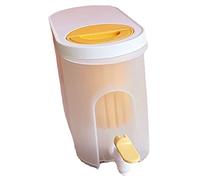 Pongnas Bouilloire de Réfrigérateur élégante de 3,9 L avec Robinet, Plastique Haute Température de Grande capacité (WHITE)