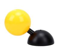 Pongnas Bouton de Démarrage Auto Joystick, ABS Finition Brillante Jaune, Adhésif Fort au Dos, pour Personnalisation D'allumage Universel de Véhicule