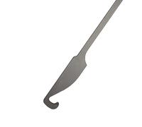 Pongnas Brochettes de Barbecue Plates Ti, Bâtonnets de Kabob Légers pour Griller avec Bords Lisses pour Shish Kabob Poulet Bœuf Légumes 10 Pièces (25CM)