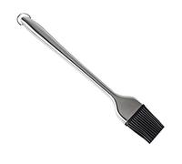 Pongnas Brosse à Badigeonner en Silicone pour Barbecue, Brosse de Cuisson avec Poignée en Acier Inoxydable, Résistante à la Chaleur à 230 Degrés pour Sauce de Cuisson au Barbecue, (30cm)