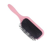 Pongnas Brosse à Cheveux à Coussin Démêlant pour Cheveux Bouclés et Raides - Peigne Coiffant pour Massage du Cuir Chevelu pour Femme () (PINK)