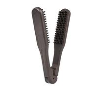 Pongnas Brosse à Cheveux Double Face, Outil de Coiffure Antistatique avec Manche en Bois, avec Conception Hygiénique et Durable, pour Usage Personnel ou Barbier