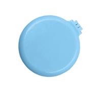 Pongnas Brosse à Cheveux Miroir Pliante, Brosse à Coussin Ronde Portable avec Miroir pour Cheveux Lisses, Bouclés, épais, Fins, Voyage, Maison, Bureau (BLUE)