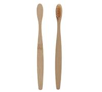 Pongnas Brosse à Dents, Soin Doux des Gencives, Nettoyage en Profondeur, Poignée Antidérapante pour Adultes et Enfants, Salle de Bain, Voyage, Charbon de Bambou, 17cm (3)