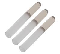 Pongnas Brosse à Lèvres en Silicone Gandon Transparent Applicateurs de Rouge à Lèvres Portables 3pcs avec Boîte de Rangement