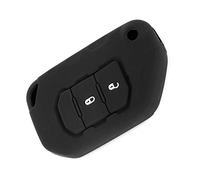 Pongnas Cache Clé Silicone 2 Boutons pour JL 2018+ avec Porte-clés - et