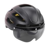 Pongnas Casque de Cyclisme Technology Bike Casque LED Light Goggles Mountain Road Biker (Purple)