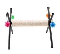 Pongnas Cat Scratching Post, Gratter Post Cat Scratcher avec 4 Balles Stable Framework Game Toy Sisal Scratch pour Les Chatons ou Les Petits Chats, 15,7x2.8inch