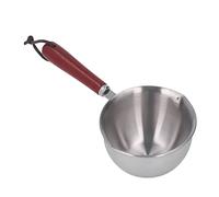 Pongnas Chauffe-café au Lait - Pot de en Acier Inoxydable 304 avec Double Bec Verseur pour un Chauffage et une Fonte Faciles (200ML)