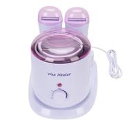 Pongnas Chauffe-cire à Bille pour épilation, 3 en 1, Anti-brûlure, avec Double Cartouche, 110 V, pour Cheveux, Jambes, Visage, Aisselles et Maillot (Prise UE 220V)