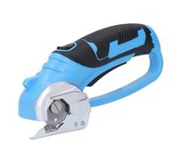 Pongnas Ciseaux électriques sans Fil, Coupe-tissu électrique Portable avec Interrupteur de Verrouillage de sécurité, Lumière LED pour Tapis, Cuir, Papier Kraft