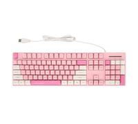 Pongnas Clavier, Interface USB, Clavier élégant et Mignon pour Les Entreprises pour 7 (Pink)