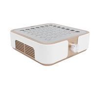 Pongnas Collecteur de Poussière D'ongles, Extracteur D'ongles, Aspirateur Nail Tech avec Aspiration sans Balais Puissante, Filtre Fin 4500 Tr/min pour Manucure à Domicile et en Salon (Prise UE)