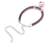 Pongnas Collier Cloche Japonais pour Chat, Accessoire en Nylon avec Chaîne d'extension pour Petit Animal de Compagnie (Les Fans de Jeanne)