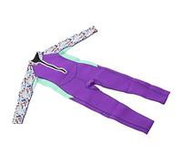 Pongnas Combinaison Thermique pour Enfants avec Manches en Néoprène de 2,5 Mm pour Garçons et Filles | Combinaison de Plongée élastique Douce pour Tout-Petits avec Fermeture éclair au Dos (Taille 6)