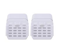 Pongnas Connecteur de Descente de Gouttière pour Gouttières de Type A de 7,6 X 10,2 Cm - Protection de Sortie de Descente avec étanchéité et Couvercle pour Animaux - Accessoire de Système de (White)