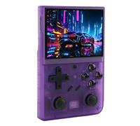 Pongnas Console de Jeu Portable avec écran IPS 3,5 Pouces, Processeur 4-0,5 GHz, Stockage 128 Go, Plus de 20 000 Jeux pour Jouer en Déplacement (128)