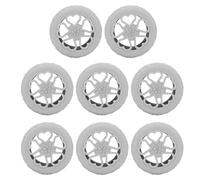 Pongnas Couvertures de Roues de Valise, Couvercles de Protection Contre Les Roues à Bagages en Silicone pour 5 à 6 Cm de Diamètre avec Absorption de Choc de Réduction du Bruit (Gray)