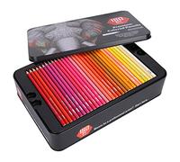 Pongnas Crayons de Couleur, Ensemble de Crayons de Couleur avec de avec Boîte de Fer 180pcs pour la Peinture
