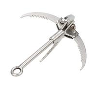 Pongnas Crochet de Grappin Pliant en Acier Inoxydable de qualité Supérieure, Outil d'escalade et de Survie en Plein Air à 4 Griffes pour Les Aventuriers