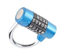 Pongnas Digit Code Combinaison Préparez High Security Travel Pym Gym Locker Mot de Passe Lock (BLUE)