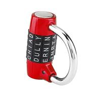 Pongnas Digit Code Combinaison Préparez High Security Travel Pym Gym Locker Mot de Passe Lock (rouge)