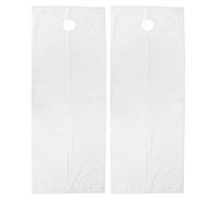 Pongnas Draps de Lit de Salon, Tissu en Polyester Doux et Confortable, avec Motif drapé pour Salon de beauté, Massage, Centre de Spa (WHITE)