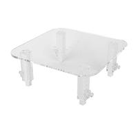 Pongnas Écumoire Protéique, écumeurs Protéiques à 3 Taille avec Matériau Acrylique Premium Réglable pour Le Poisson D'aquarium (Petit Stand d'oeufs)