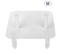 Pongnas Écumoire Protéique, écumeurs Protéiques à 3 Taille avec Matériau Acrylique Premium Réglable pour Le Poisson D'aquarium (Support d'oeuf Moyen)