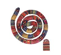 Pongnas Élastique à Cheveux en Spirale, élastique Flexible avec âme épaisse et Résistante pour Coiffures Tressées, Bandeaux Ethniques pour Femmes et Hommes