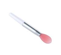 Pongnas Ensemble de Pinceaux à Lèvres en Silicone, Mini Pinceaux Applicateurs de Brillant à Lèvres pour le Maquillage des Soins des, avec 2 Couvercles Anti-perte 10 Pièces (PINK)