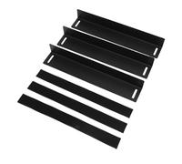 Pongnas Ensemble de Séparateurs de Voiture - 3 Pièces - Panneau Arrière en Acier au Carbone avec Attaches pour SUV, Berline, Hayon - Stabilisateur Connectable pour Bagages, épicerie, équipement de