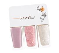 Pongnas Ensemble de Vernis à Ongles à Base D'eau, Couleur Vive et Délicate, Facile à Décoller, Séchage Rapide, Pas Besoin de Lampe Sèche-ongles, Dure 3 à 5 Jours, avec des Ingrédients (T18)