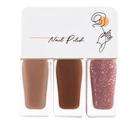 Pongnas Ensemble de Vernis à Ongles à Base D'eau, Couleur Vive et Délicate, Facile à Décoller, Séchage Rapide, Pas Besoin de Lampe Sèche-ongles, Dure 3 à 5 Jours, avec des Ingrédients (T20)