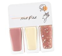 Pongnas Ensemble de Vernis à Ongles à Base D'eau, Couleur Vive et Délicate, Facile à Décoller, Séchage Rapide, Pas Besoin de Lampe Sèche-ongles, Dure 3 à 5 Jours, avec des Ingrédients (T13)