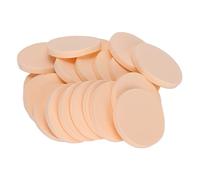 Pongnas Éponge de Maquillage Ronde, Houppette de Poudre Antibactérienne Douce Réutilisable à Double Usage Sèche et Humide pour le Maquillage, avec Matériau éponge à Rebond Rapide