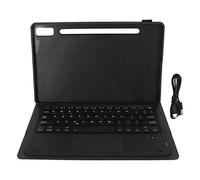 Pongnas Étui pour Tablette, Clavier Anti-Rayures à Découpe Précise, Module Détachable avec Trackpad pour Pro 2022 11,2 Pouces (Black)