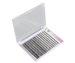 Pongnas Extensions de Cils Individuelles, 280 Pièces, Volume D, Ensemble de Cils à Faire Soi-même pour un Usage Facile en Voyage et à la Maison